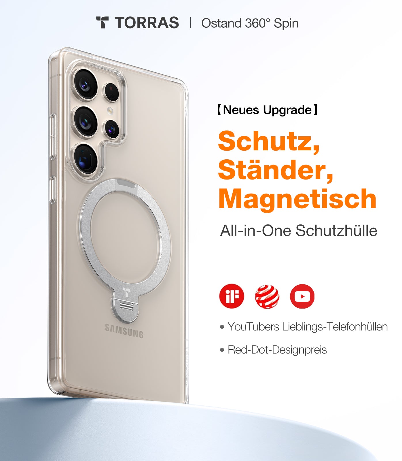 TORRAS - Ostand 360° Spin Samsung Galaxy S25 Ultra