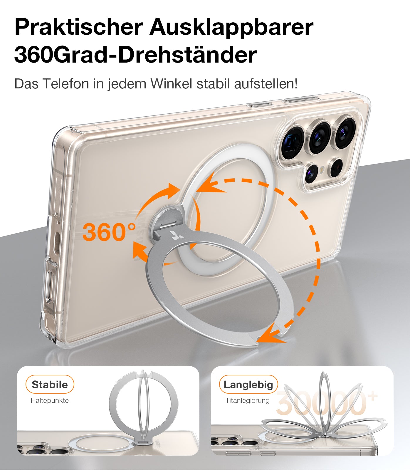 TORRAS - Ostand 360° Spin Samsung Galaxy S25 Ultra