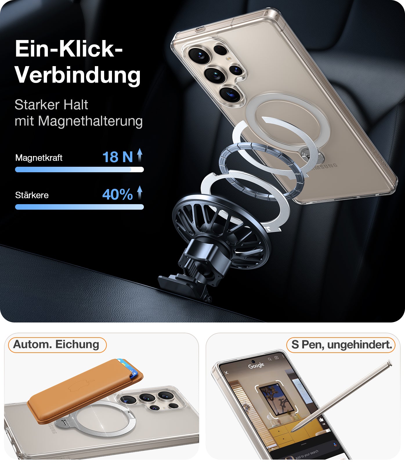 TORRAS - Ostand 360° Spin Samsung Galaxy S25 Ultra