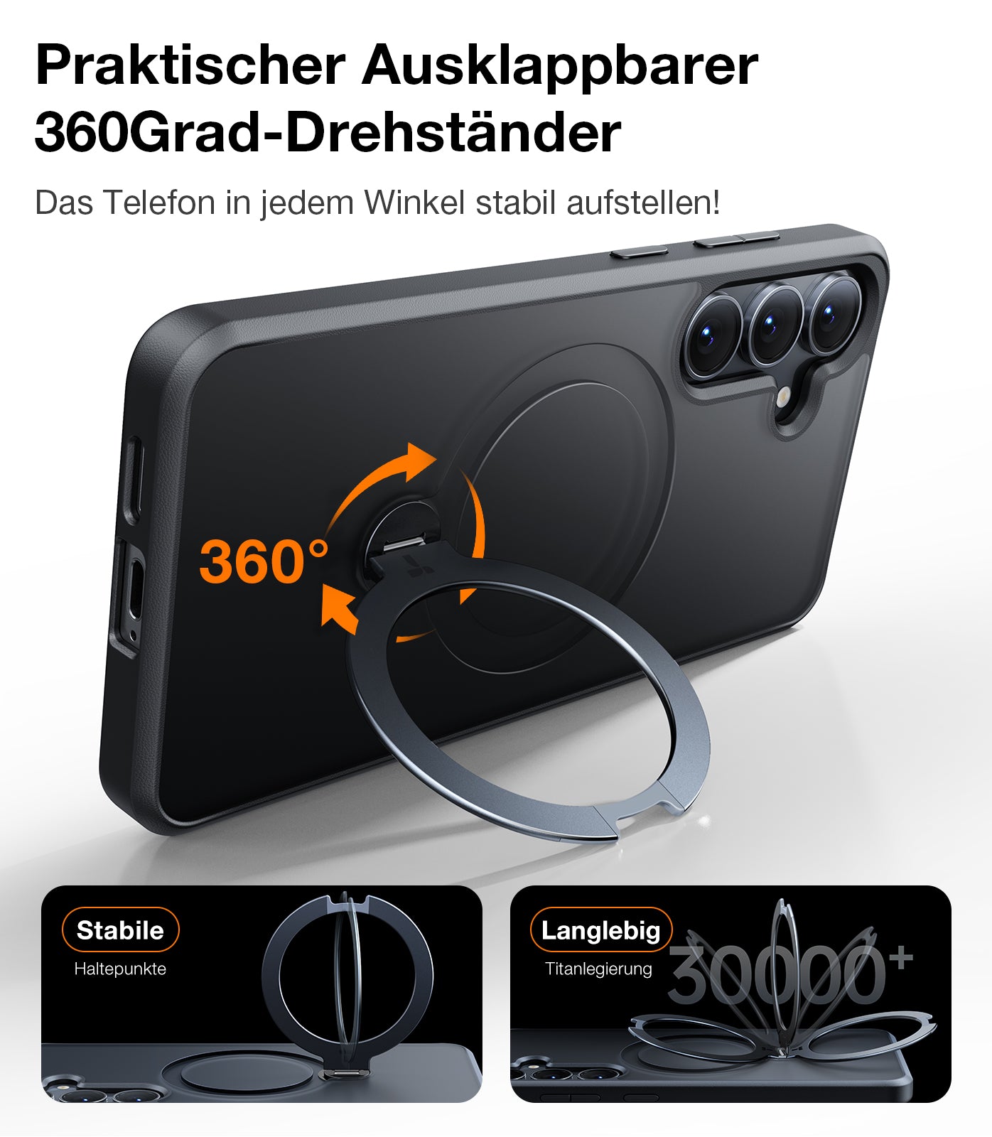 TORRAS - Ostand 360° Spin Samsung Galaxy S25