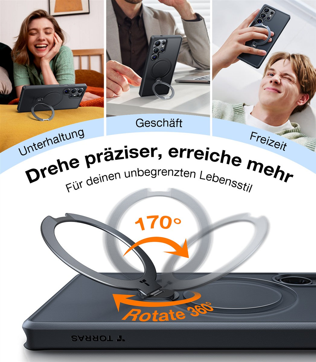 TORRAS - Ostand 360° Spin Samsung Galaxy S25 Ultra