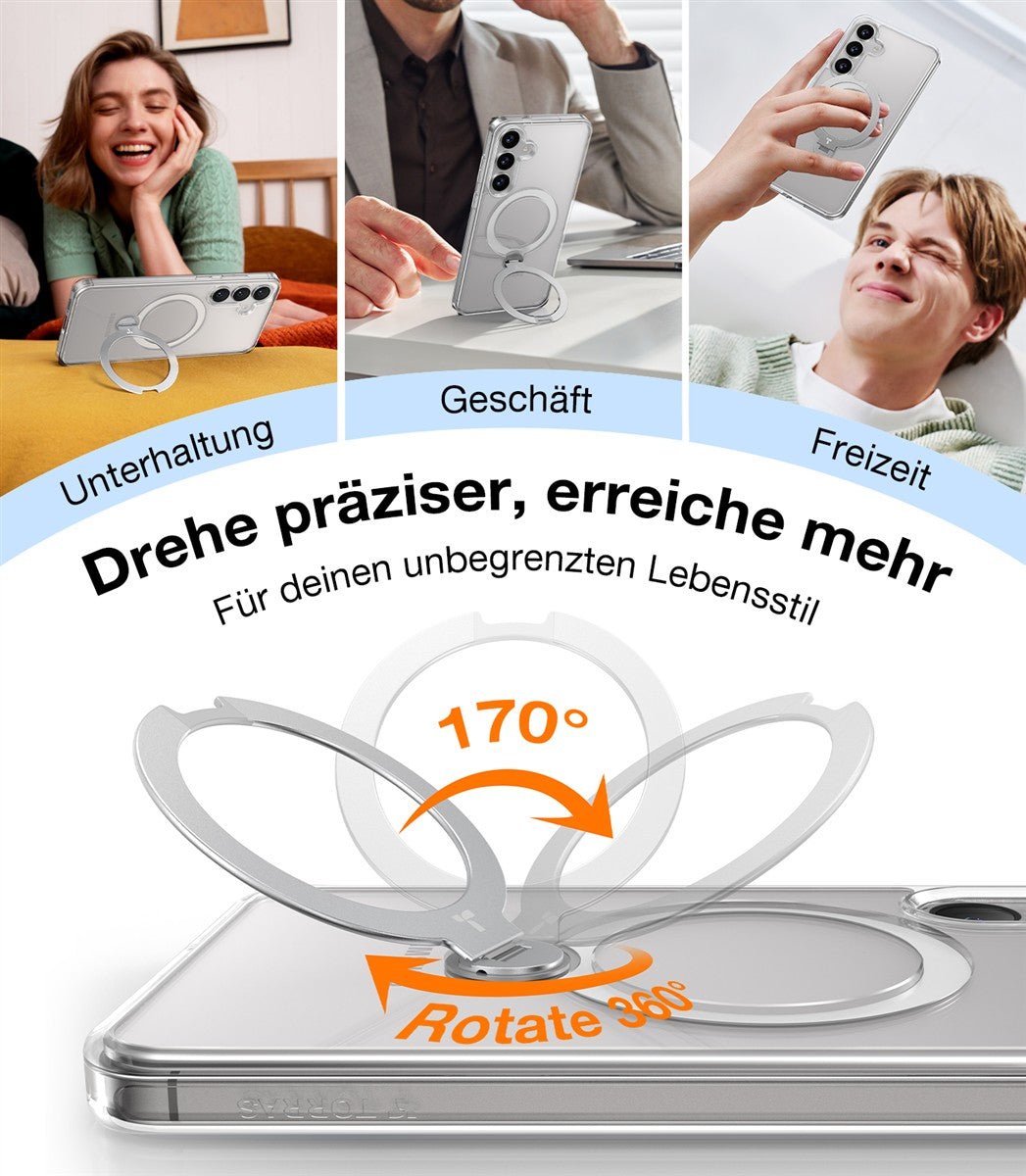 TORRAS - Ostand 360° Spin Samsung Galaxy S25