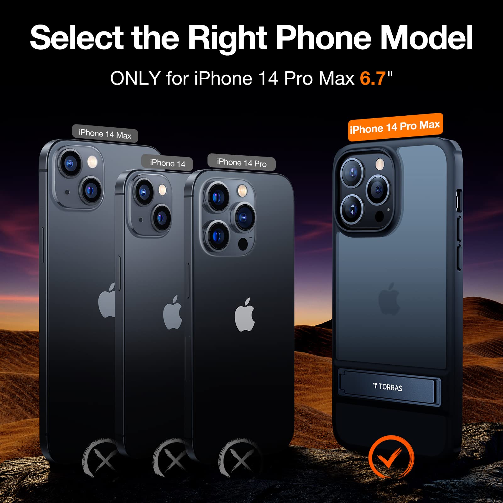 TORRAS - UPRO Matte iPhone 14 Pro Max
