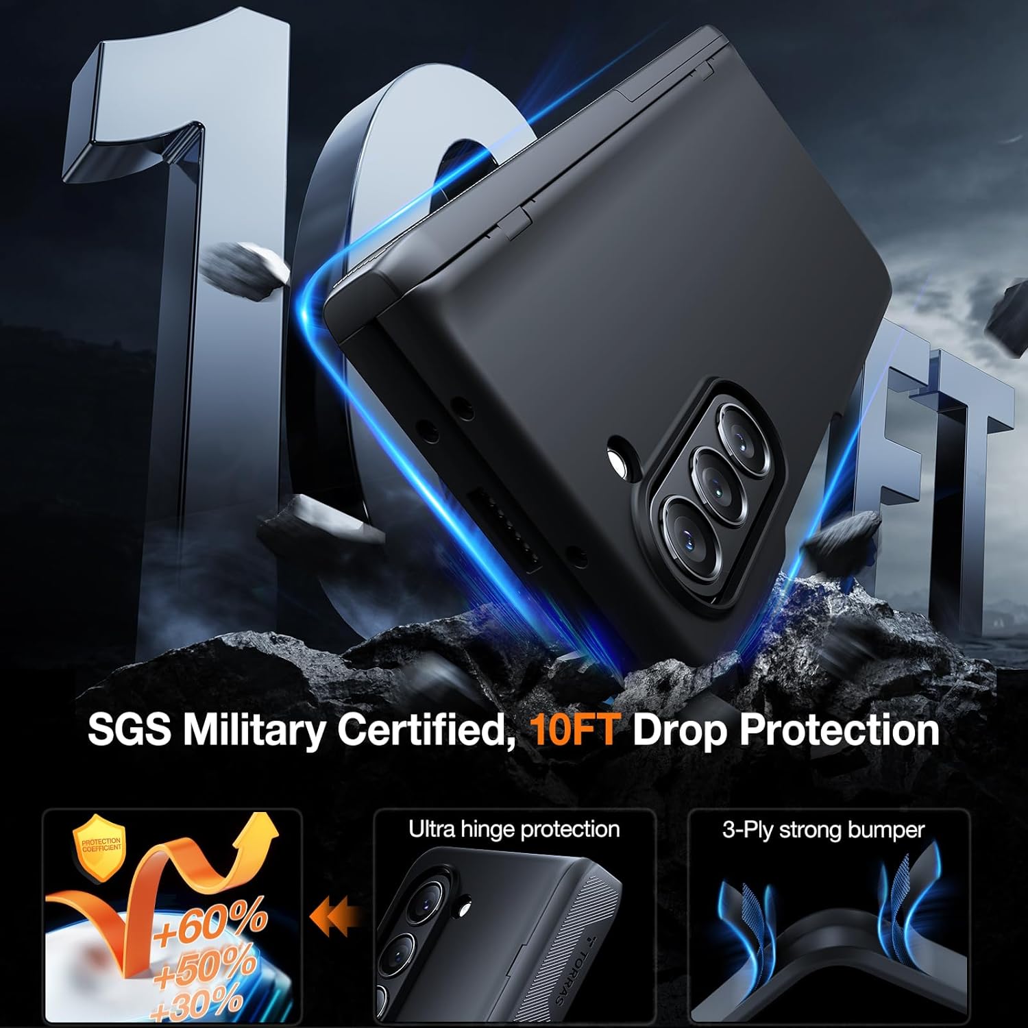 TORRAS - Armor Stand Schutzhülle Galaxy FOLD 5