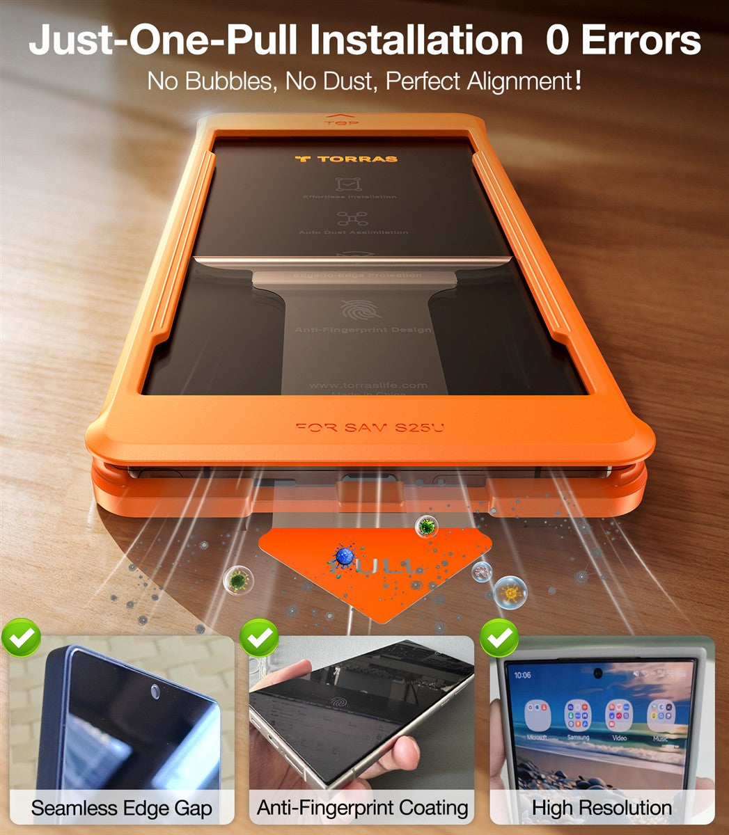 TORRAS - Install Master Samsung Galaxy S25 Ultra
