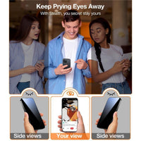 TORRAS - iPhone 15 / 14 Pro GlassGo Privacy Panzerglas