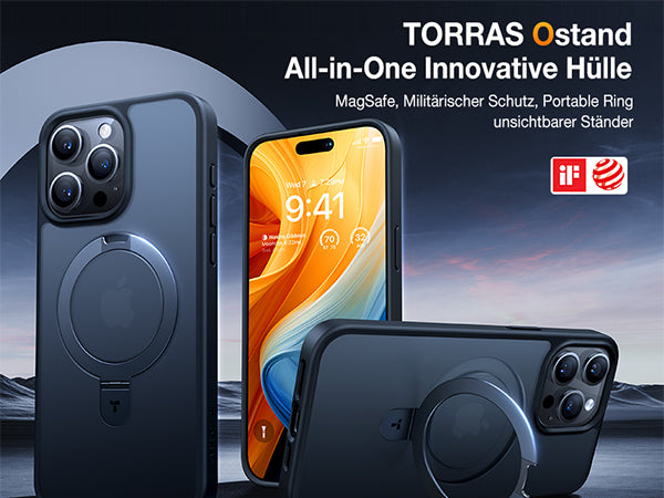 TORRAS - iPhone 15 Pro Max UPRO Ostand Matte