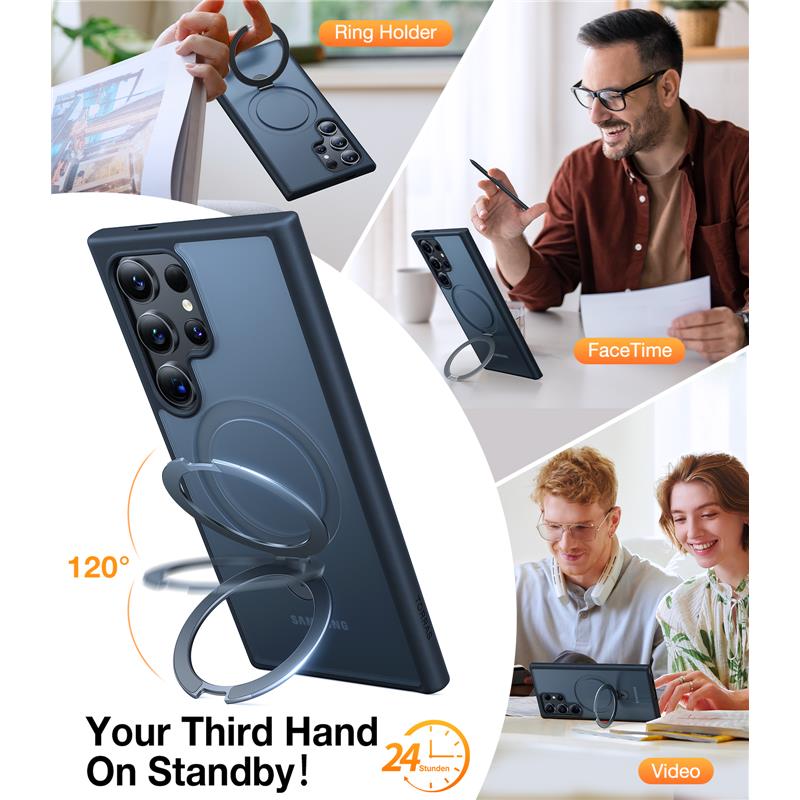 TORRAS - UPRO Ostand Matte Schutzhülle Galaxy S24 Ultra