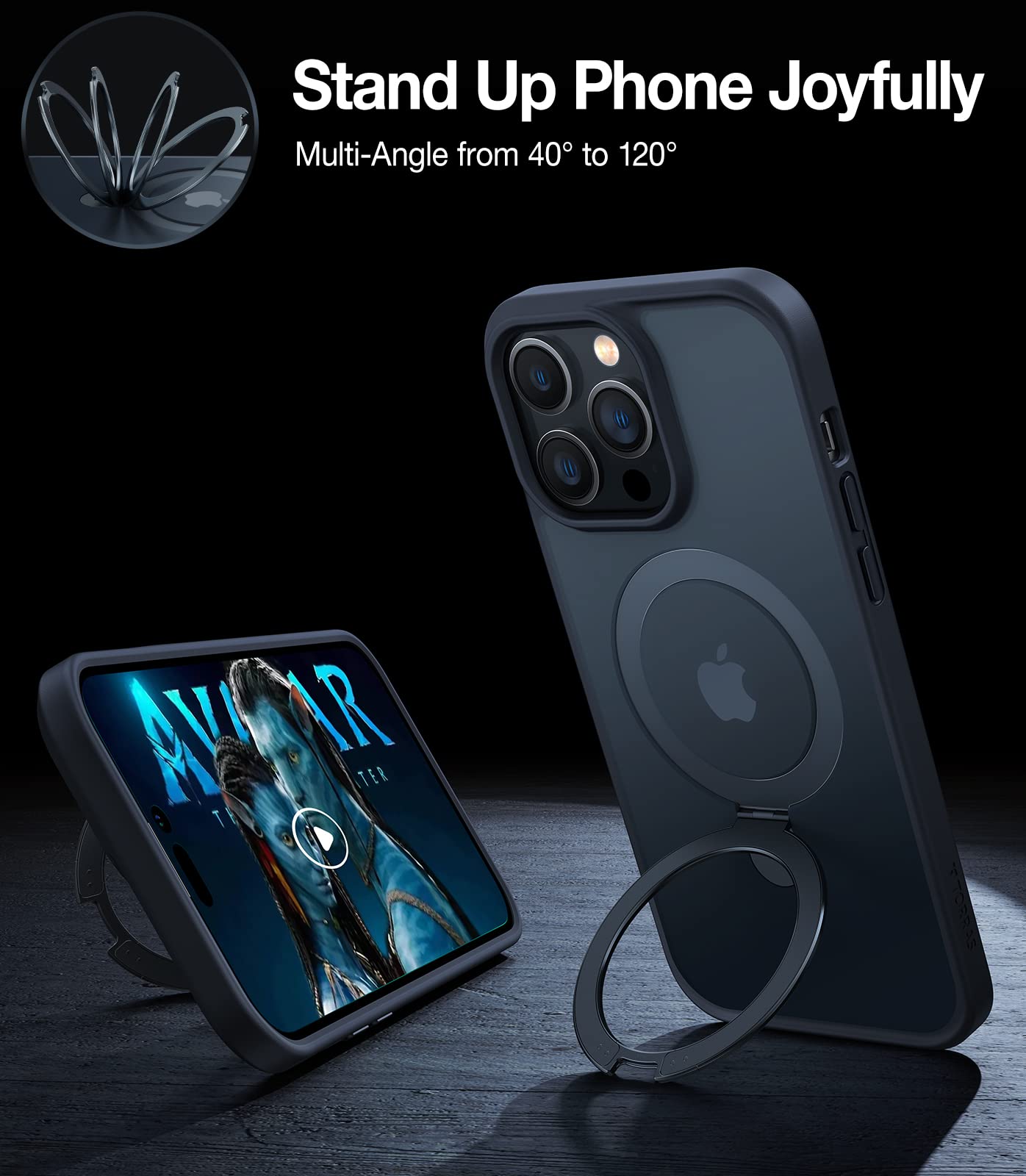 TORRAS - UPRO Ostand Matte - iPhone 14 Pro