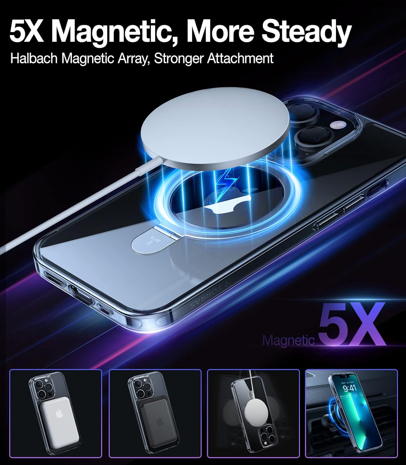 TORRAS - UPRO Ostand Clear iPhone 13 Pro