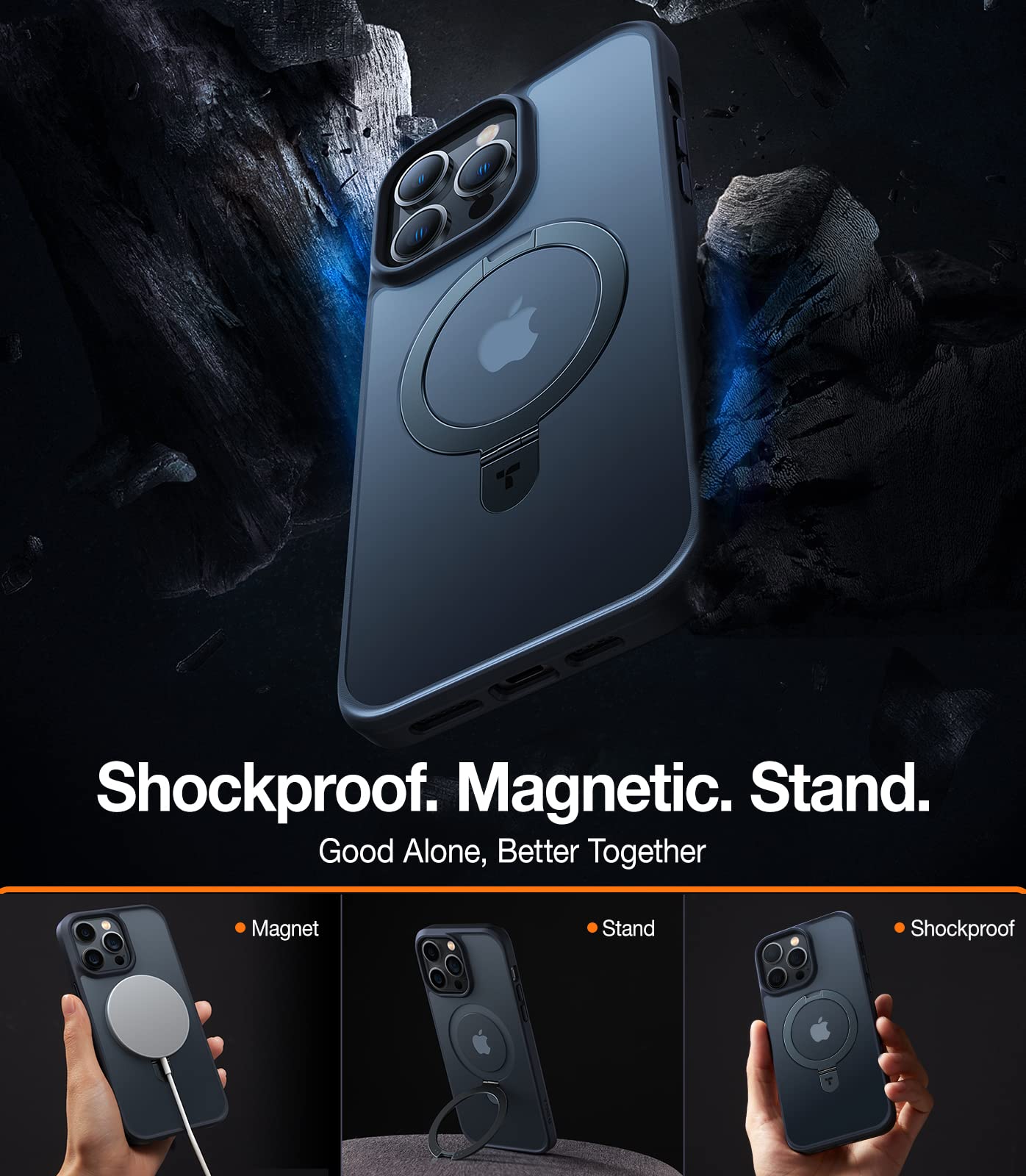 TORRAS - UPRO Ostand Matte - iPhone 14 Pro