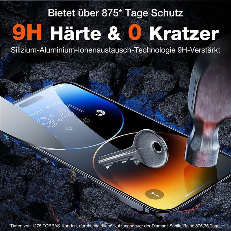 TORRAS - GlassGo Panzerglas - iPhone 14 / 13 / 13pro